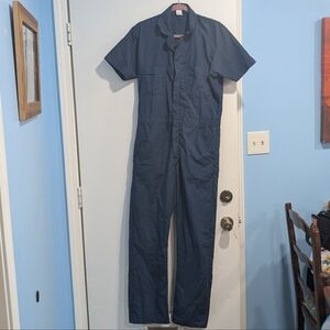 Vintage Big Ben's Men's Navy Blue Coverall Medium